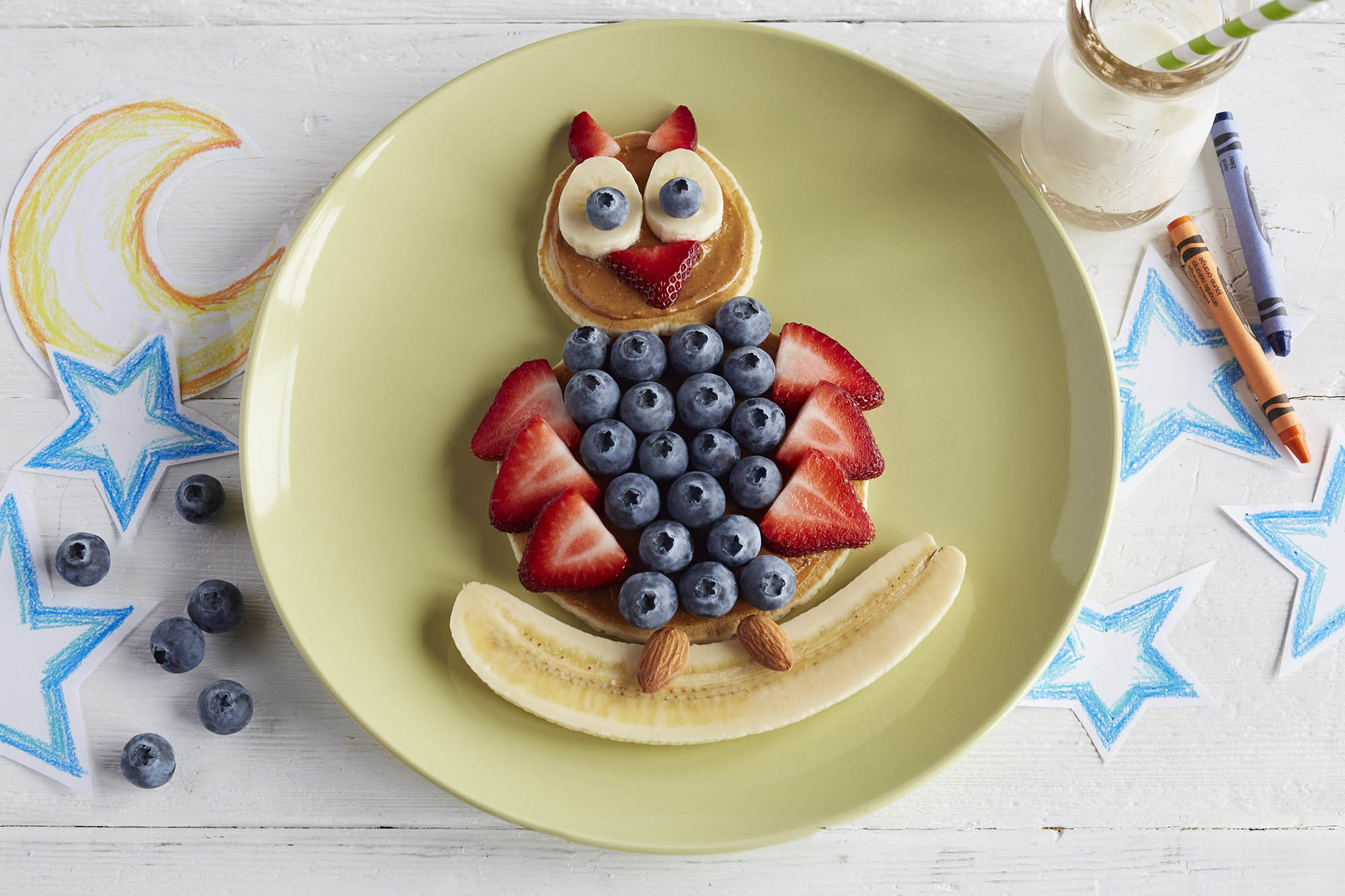 Berry Owl Fruit Art Recipe