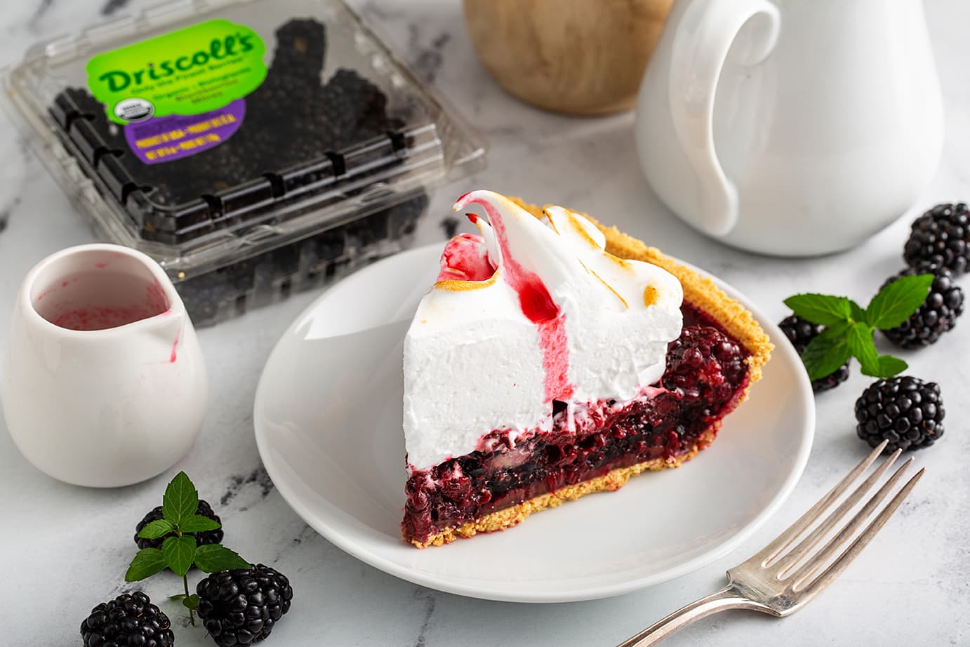 Blackberry Meringue Pie