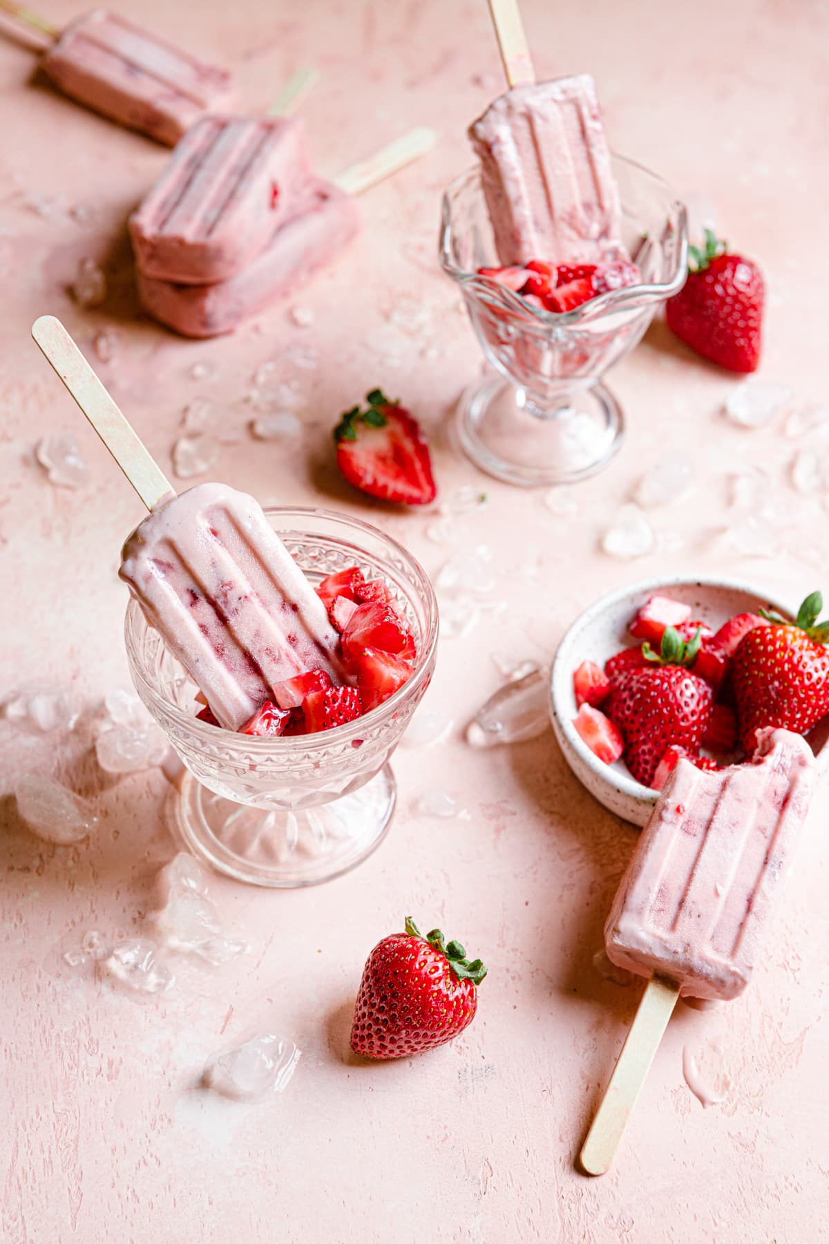 Caramelized Driscoll's Strawberry Creamsicles