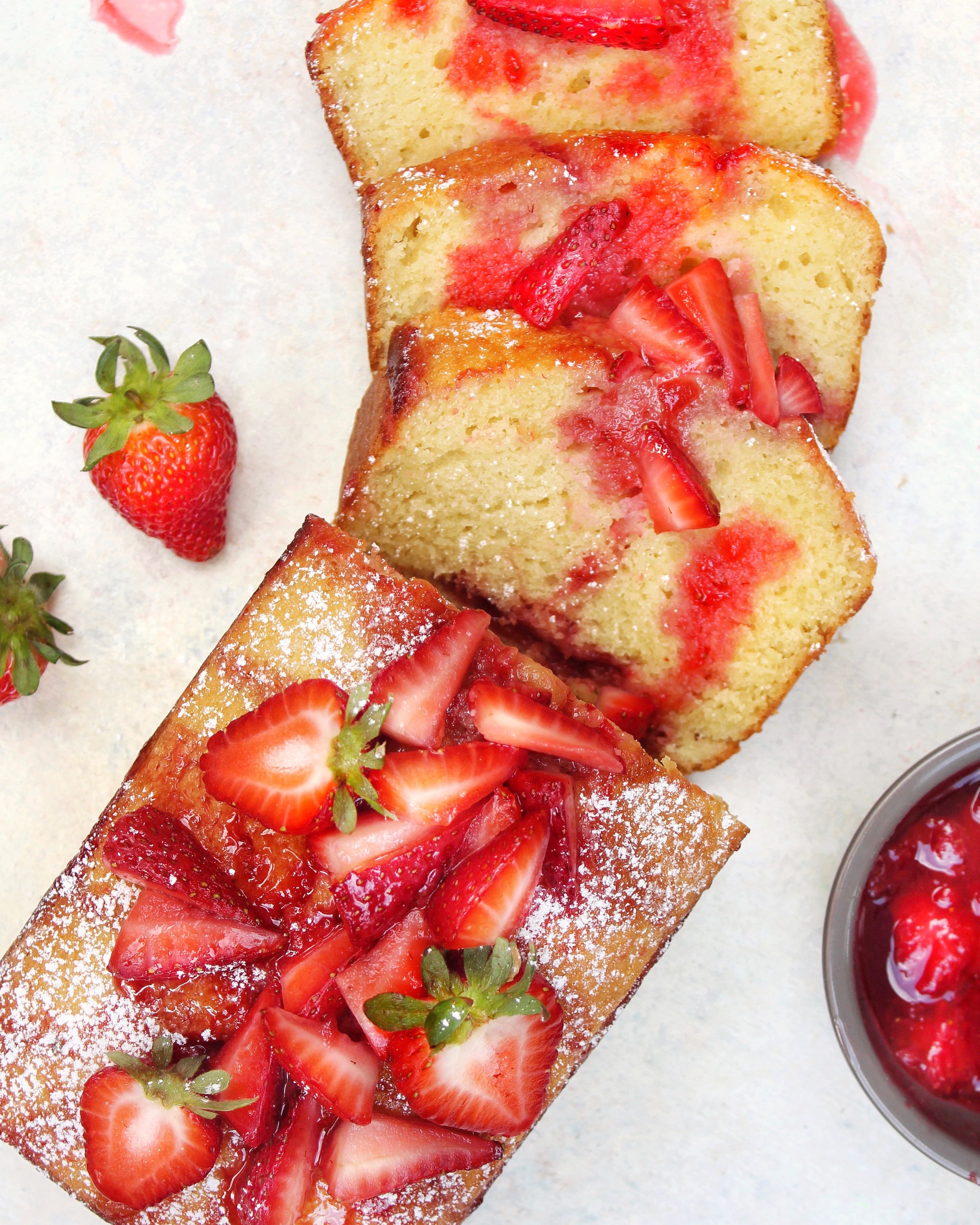 Strawberry Yogurt Cake