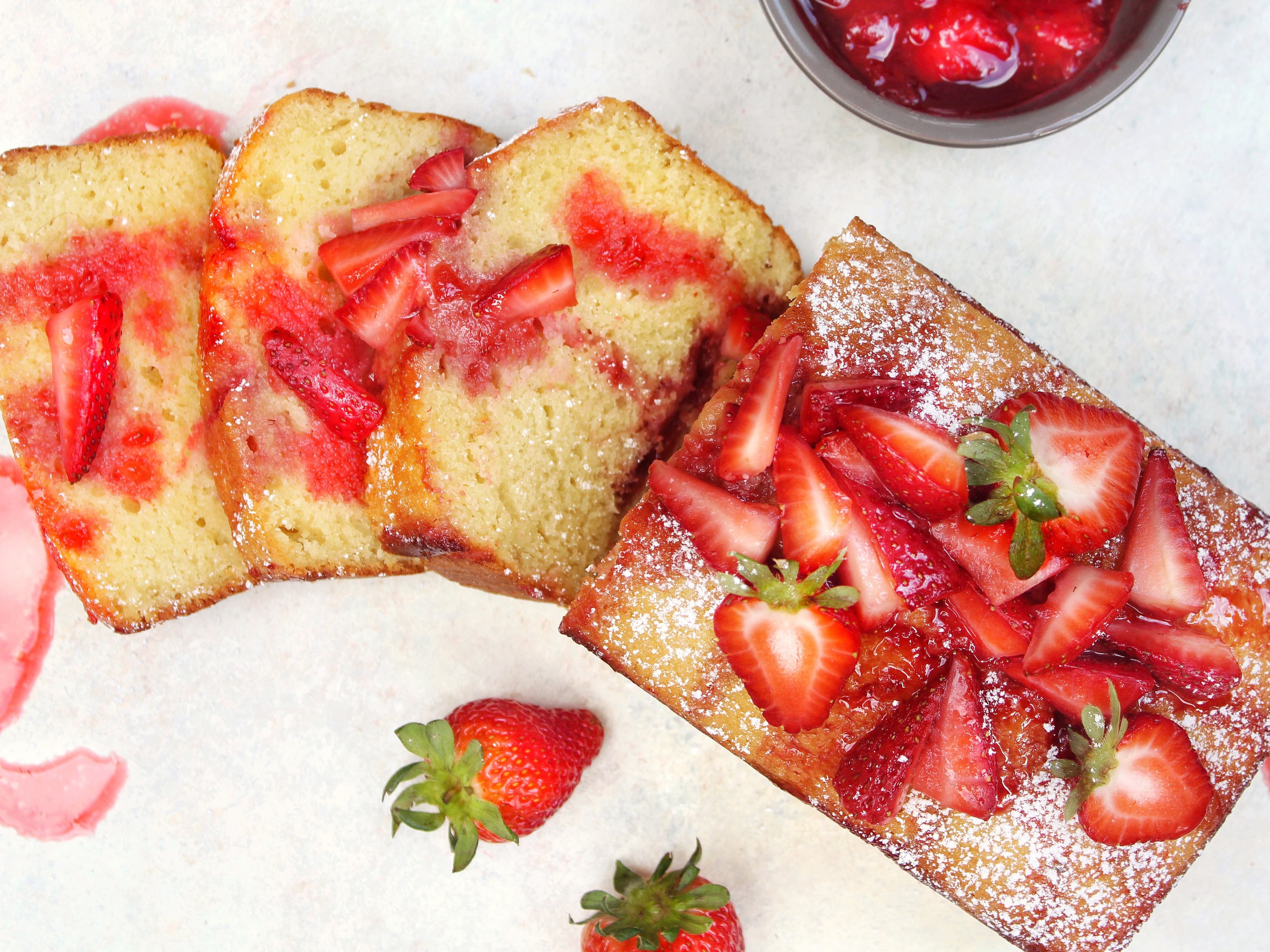 strawberry Yogurt cake